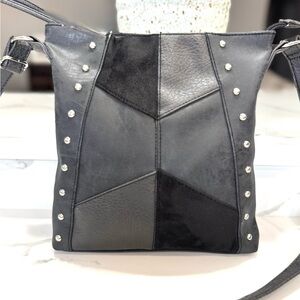 Stylish Black Leather Women's Bag
